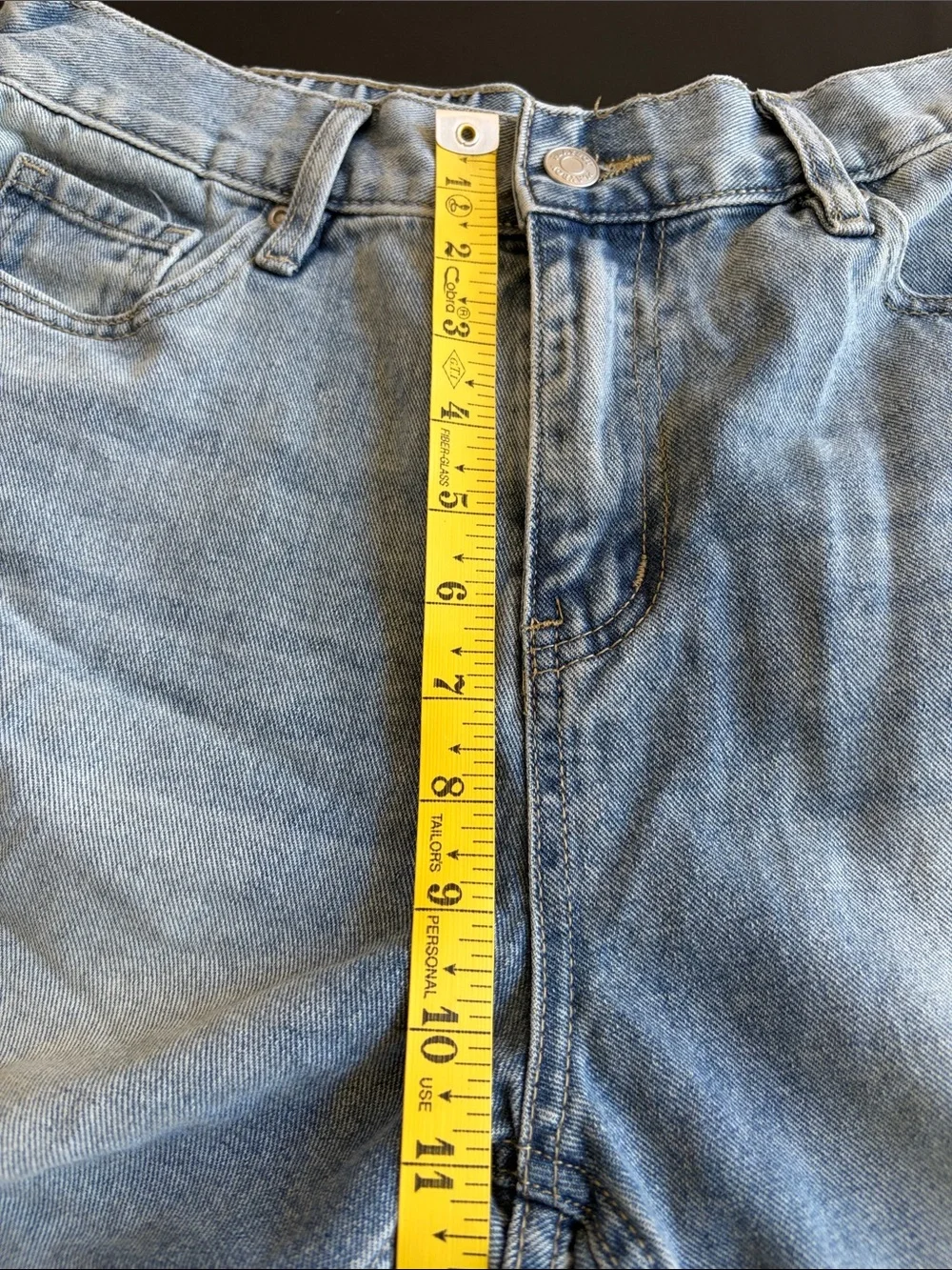 Playboy Y2K Denim Long Shorts Logo Graphic Size 7